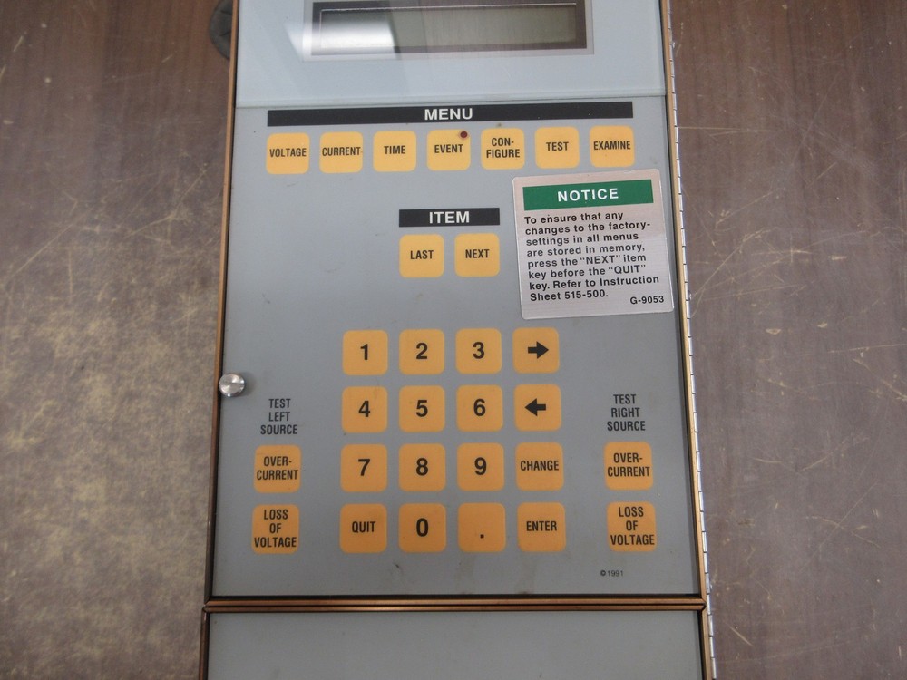 S&C Micro-AT Source-Transfer Control 39050 Used