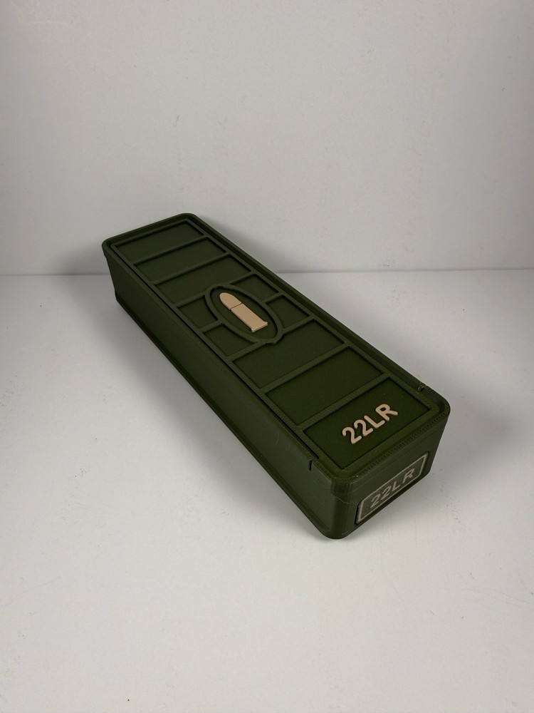 22 LR Stackable Ammo Storage Case - 3D Printed