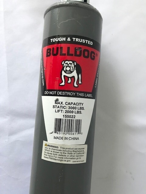 BULLDOG 155022 TRAILER JACK