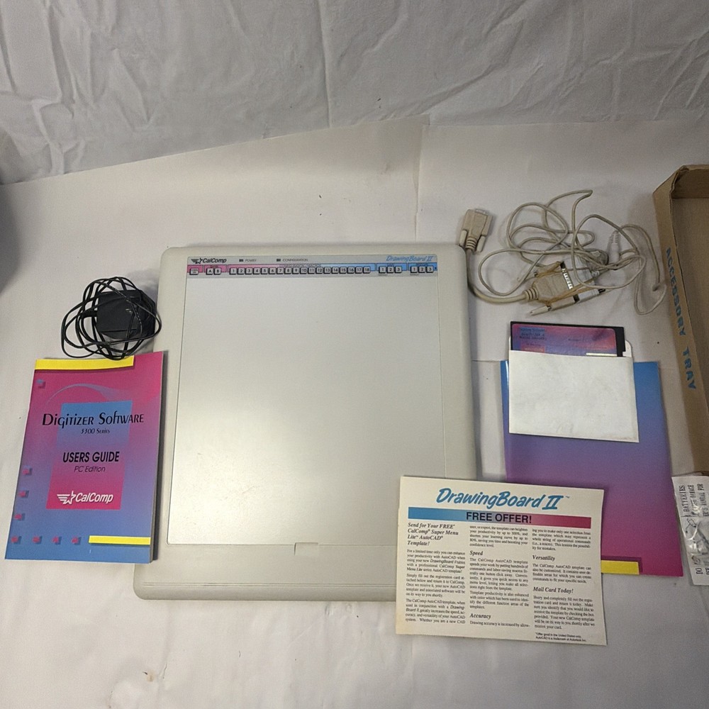 calcomp drawing board 2 With Power Cord