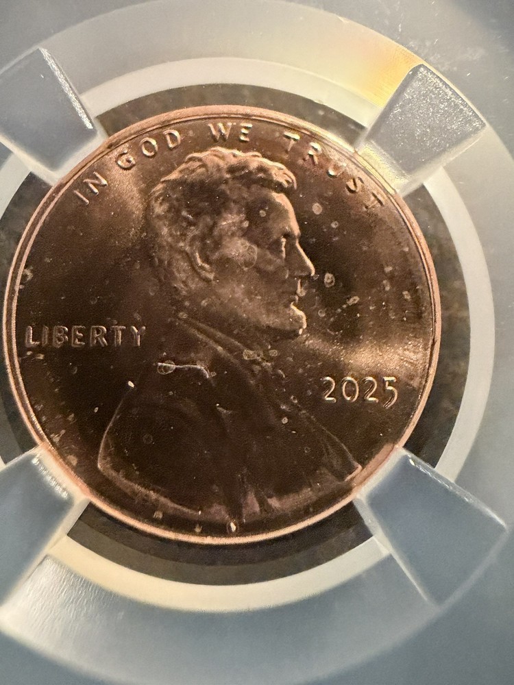 2025 P 1c Lincoln Shield Cent Coin MS 66 RD
