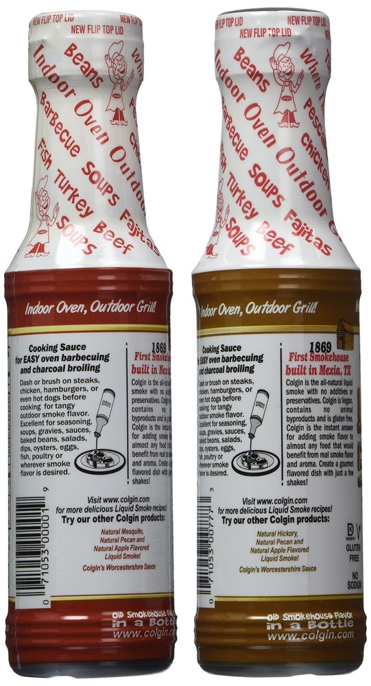 Colgin Hickory & Mesquite Liquid Smoke (4 oz each) Bundle 4 Fl Oz (Pack of 2)
