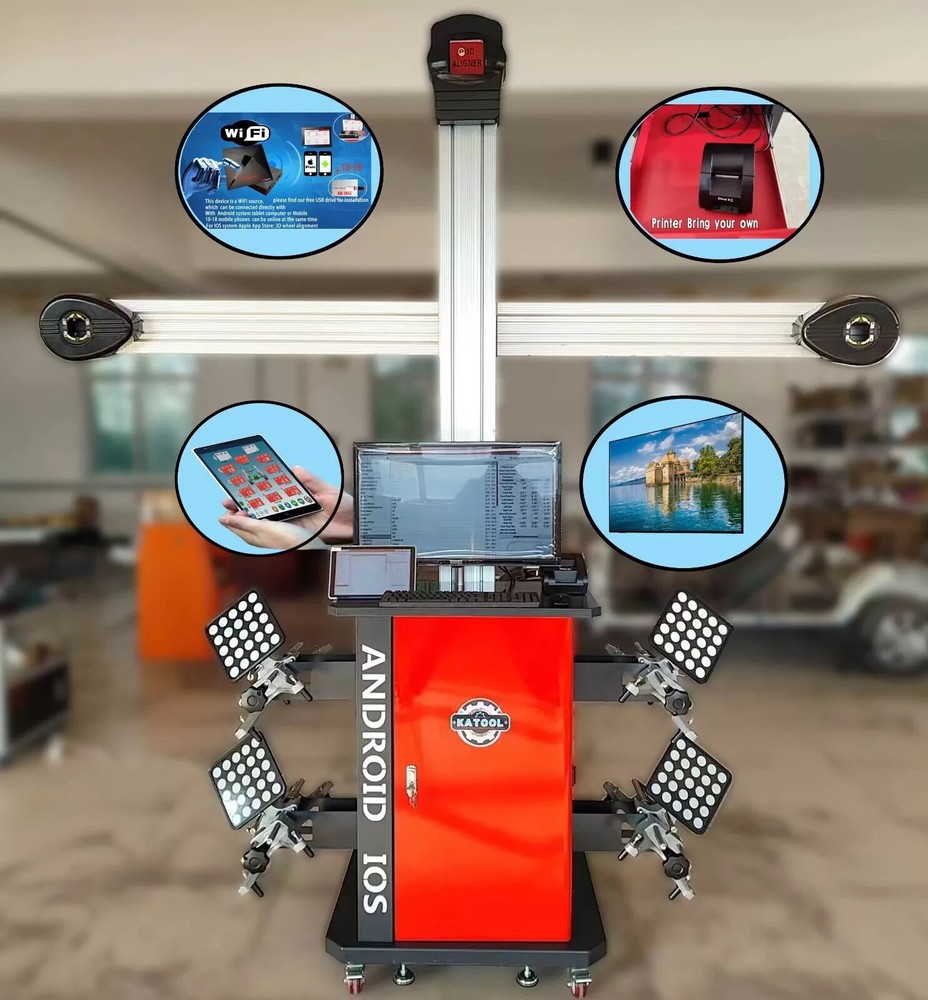 Motooltech AV9-Pro 3D Wheel Alignment Machine with Android System & TV Tablet
