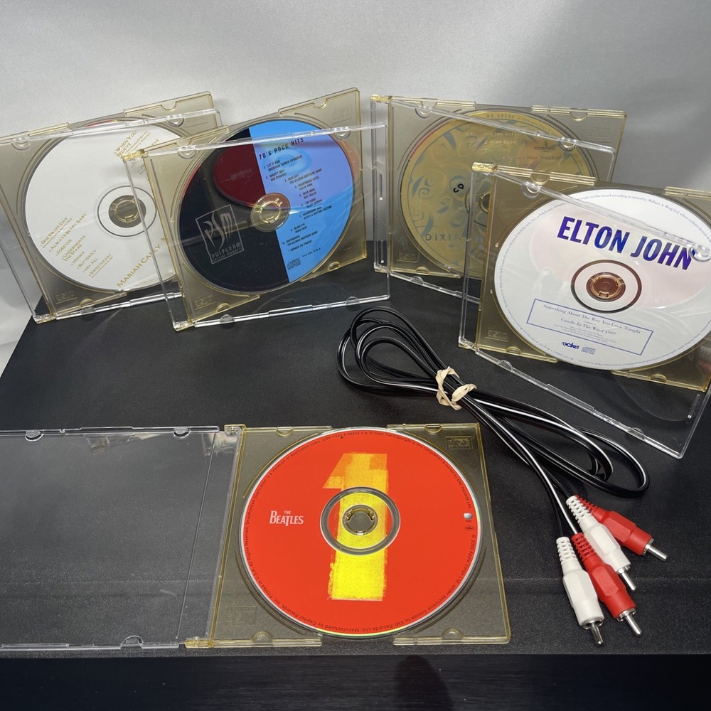 TESTED TEAC PD-800M CD Multi Player 6 Disc 3 Beam Laserdiode + Magazine BUNDLE
