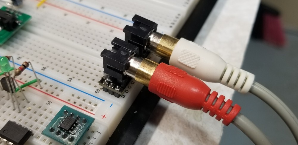 Stereo RCA Breakout Board