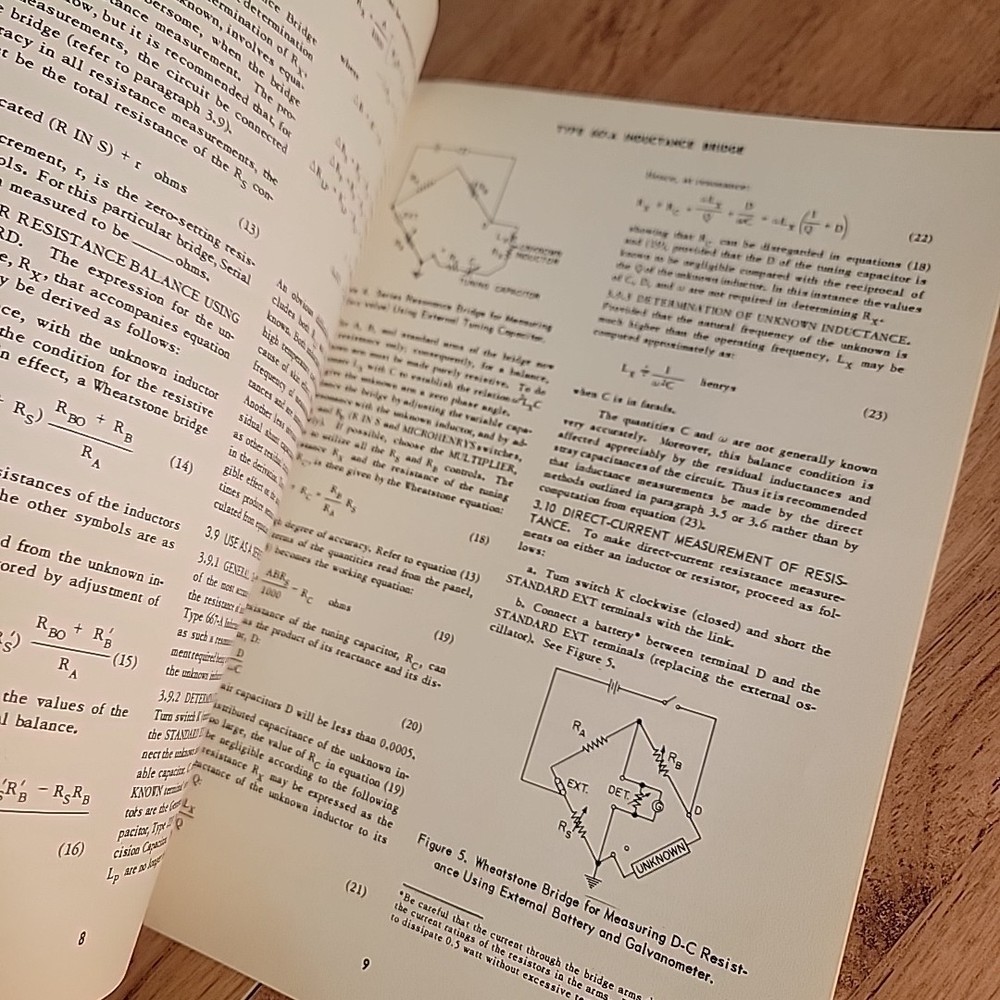 Type 667-A / Inductance Bridge Operating Instructions Manual