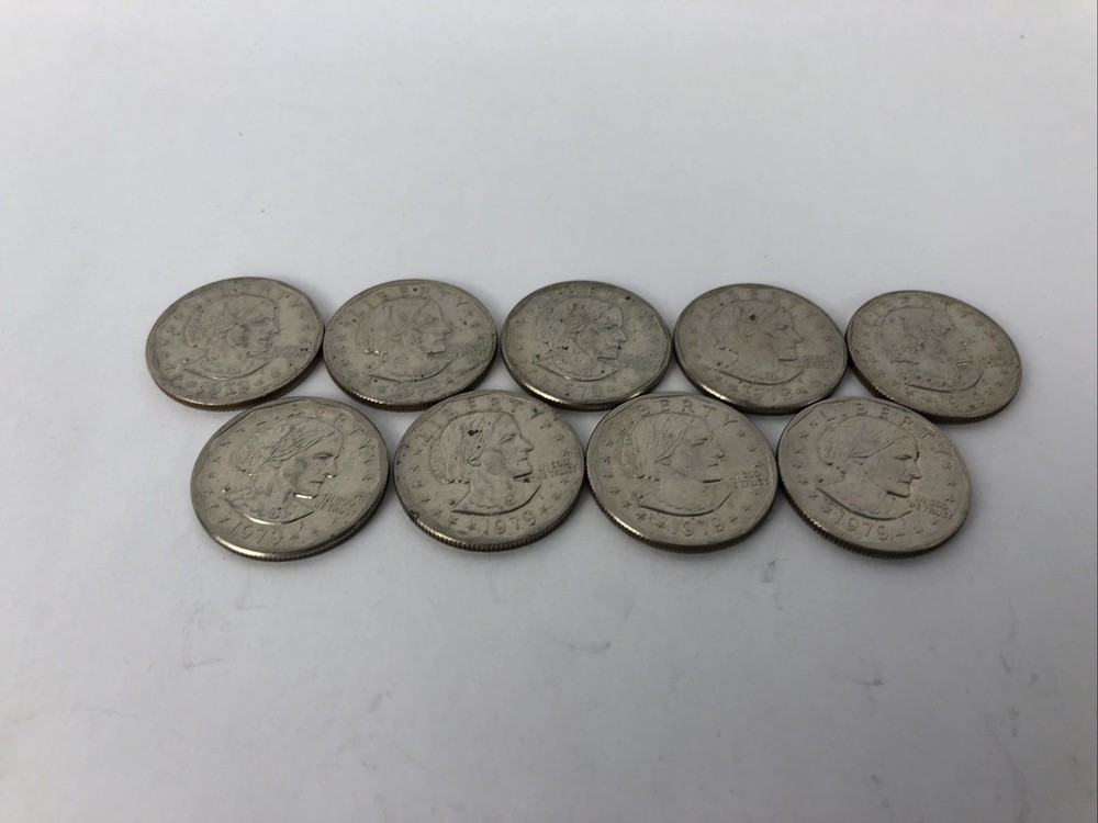 Susan B Anthony- 9 Coins