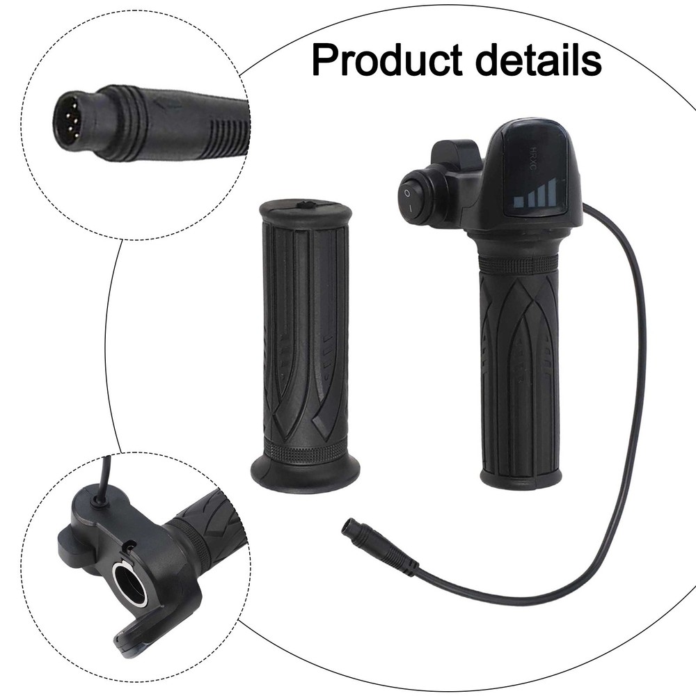 Electric Scooter Throttle 6 Pin Interface With Power Off Switch For E Bikes