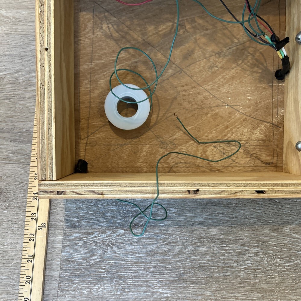 Model Train Display Control Box Hand Made 19” X 11” With Transformer Side Mount