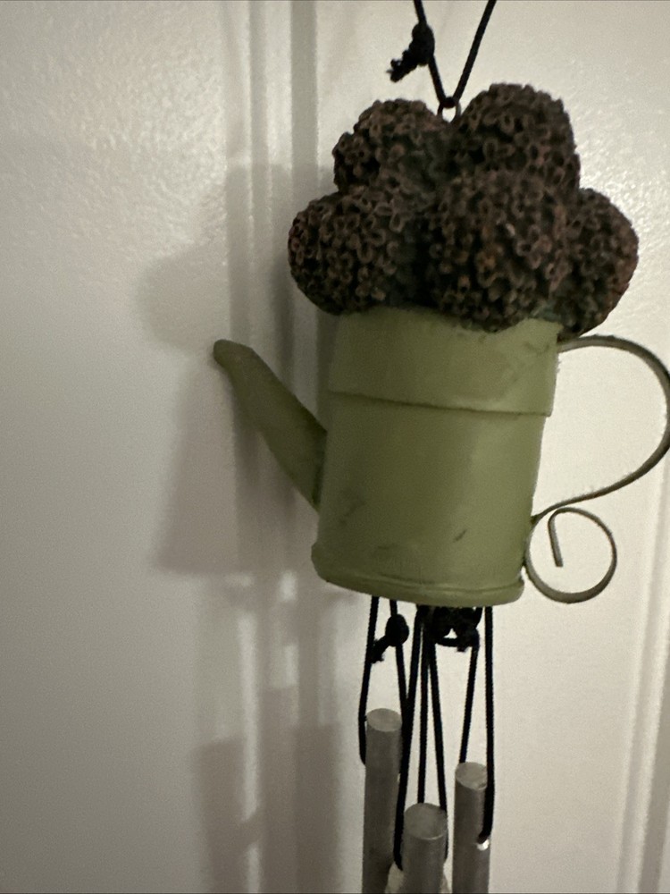 Watering Can Windchime, Garden, Green