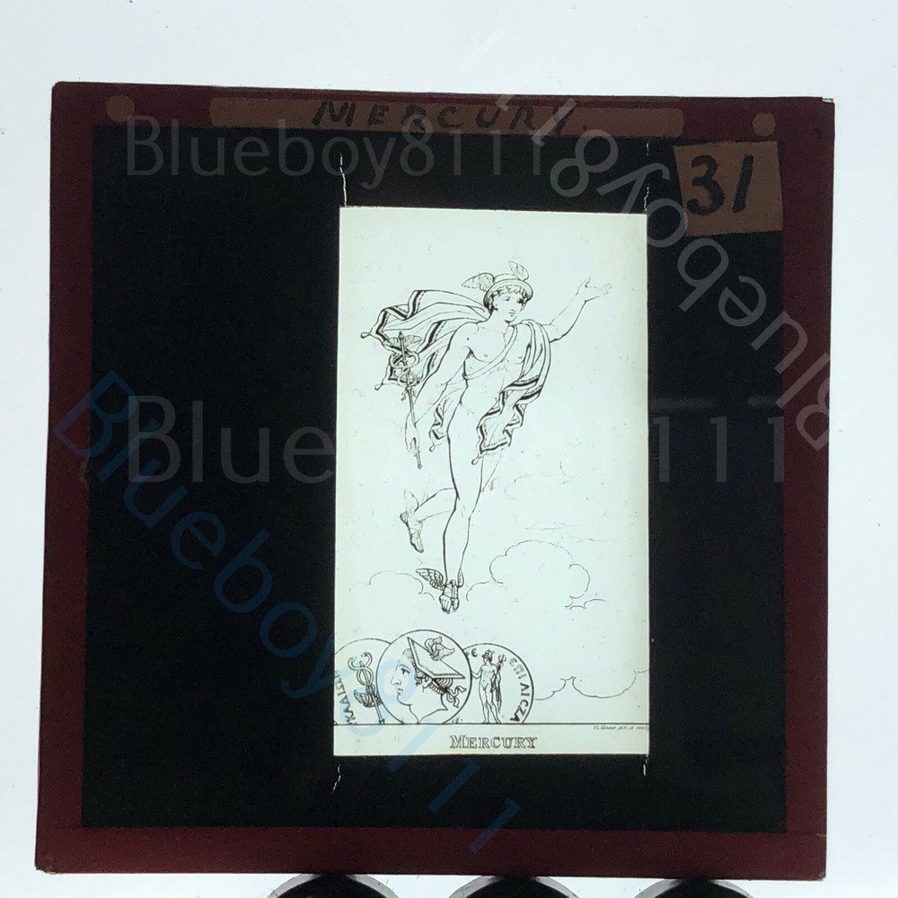Roman god Mercury magic lantern