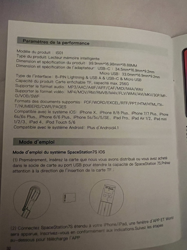 Zikko SpaceStation 7S Smart Memory Card Reader For iPad iPhone iPad