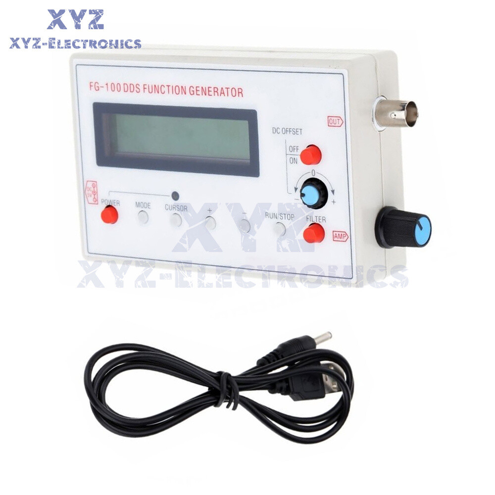 DDS Function Signal Generator Sine+Triangle + Square Wave Frequency 1HZ-500KHz