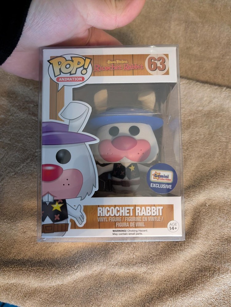 Funko Pop! Animation Ricochet Rabbit Vinyl Figure #63 PROTECTIVE CASE