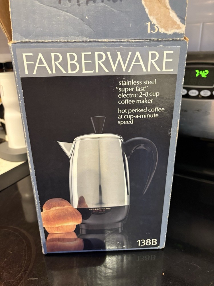 Farberware Super fast 2-8 Percolator Model 138B