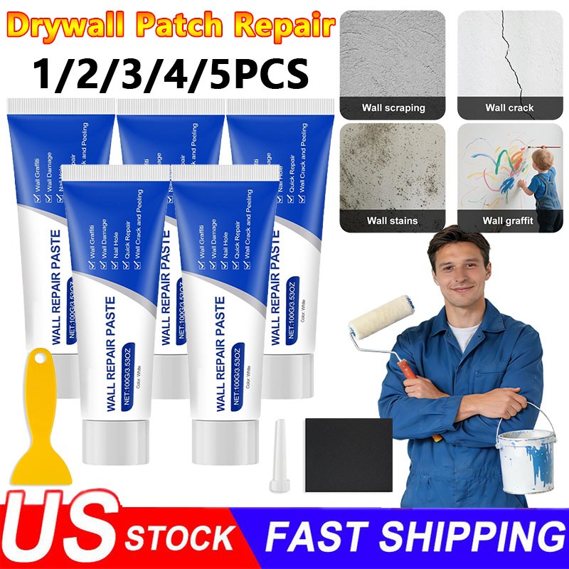 Drywall Patch Repair Kit 250G Wall Mending Agent Multi-Functional Quick Drying