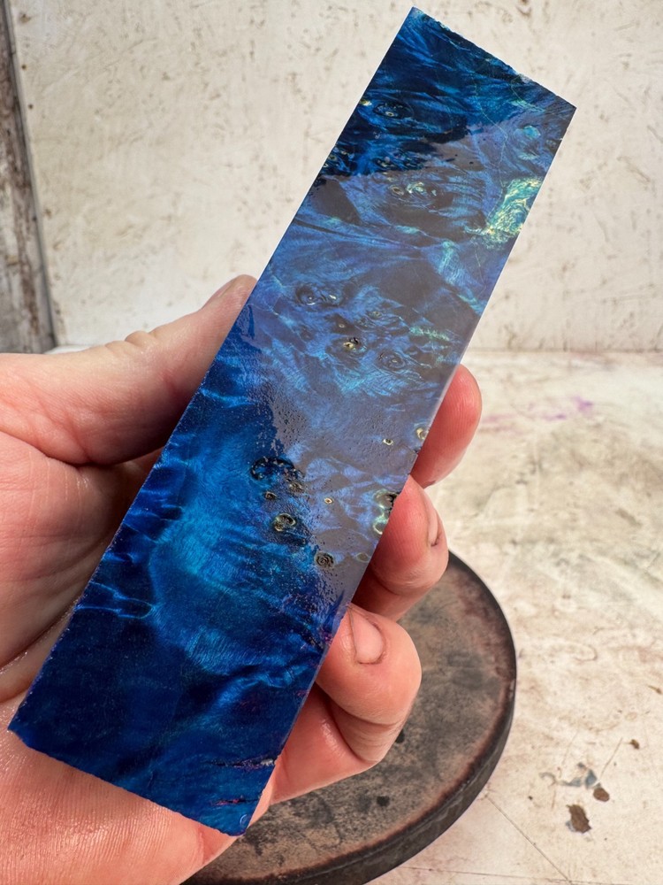 Stabilized Box Elder Burl Turning Blank or Knife Blank | SBEB 1245