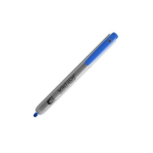 Writech Retractable Permanent Marker Blue Refillable 2.0mm Fine School Office