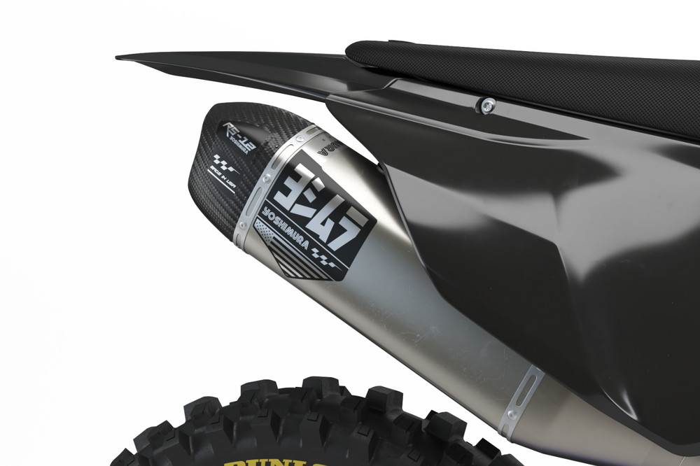 Yoshimura Exhaust RS-12 Decals (Chrome/Black) 2 PACK