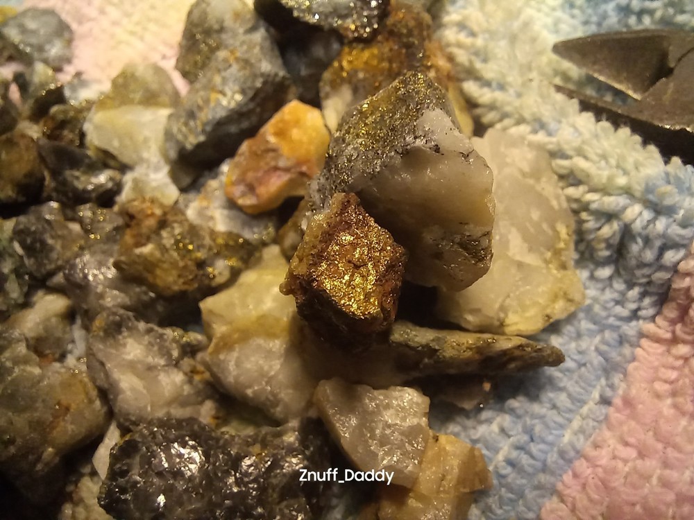 Gold silver ore from Bergslagen