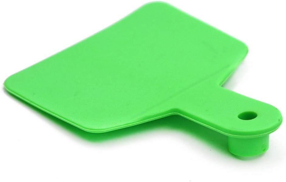 Versatile 100 Count Blank Ear Tags for Cattle, Sheep, Goats - Durable Plastic