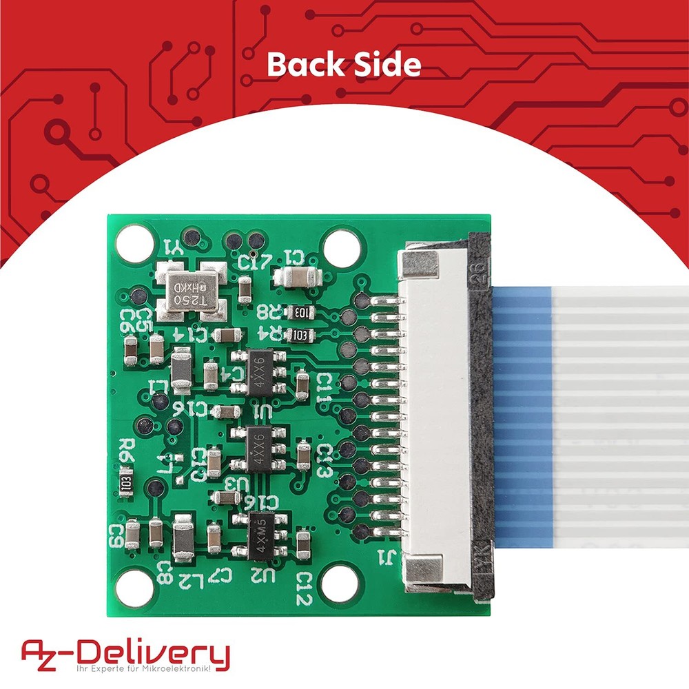 Camera for Raspberry Pi with 15 cm Flex Cable Including e-Book