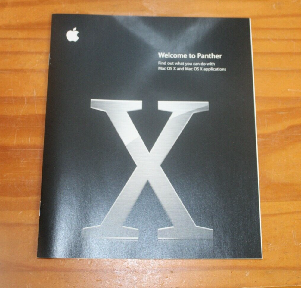 LLF ~ Apple Mac OS X 10.3.2 Panther M9227LL/A -Vtg Computer Software