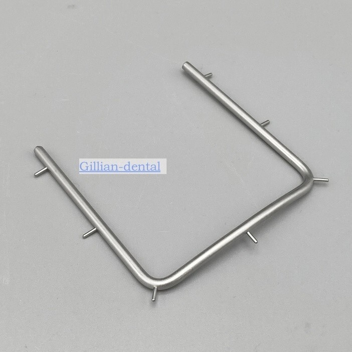 5pcs Dental Rubber Dam Frames Hager Bracket S.S/Plastic Foldable Sheet Frame