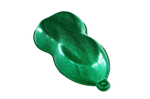 METAL FLAKE GLITTER - EMERALD GREEN