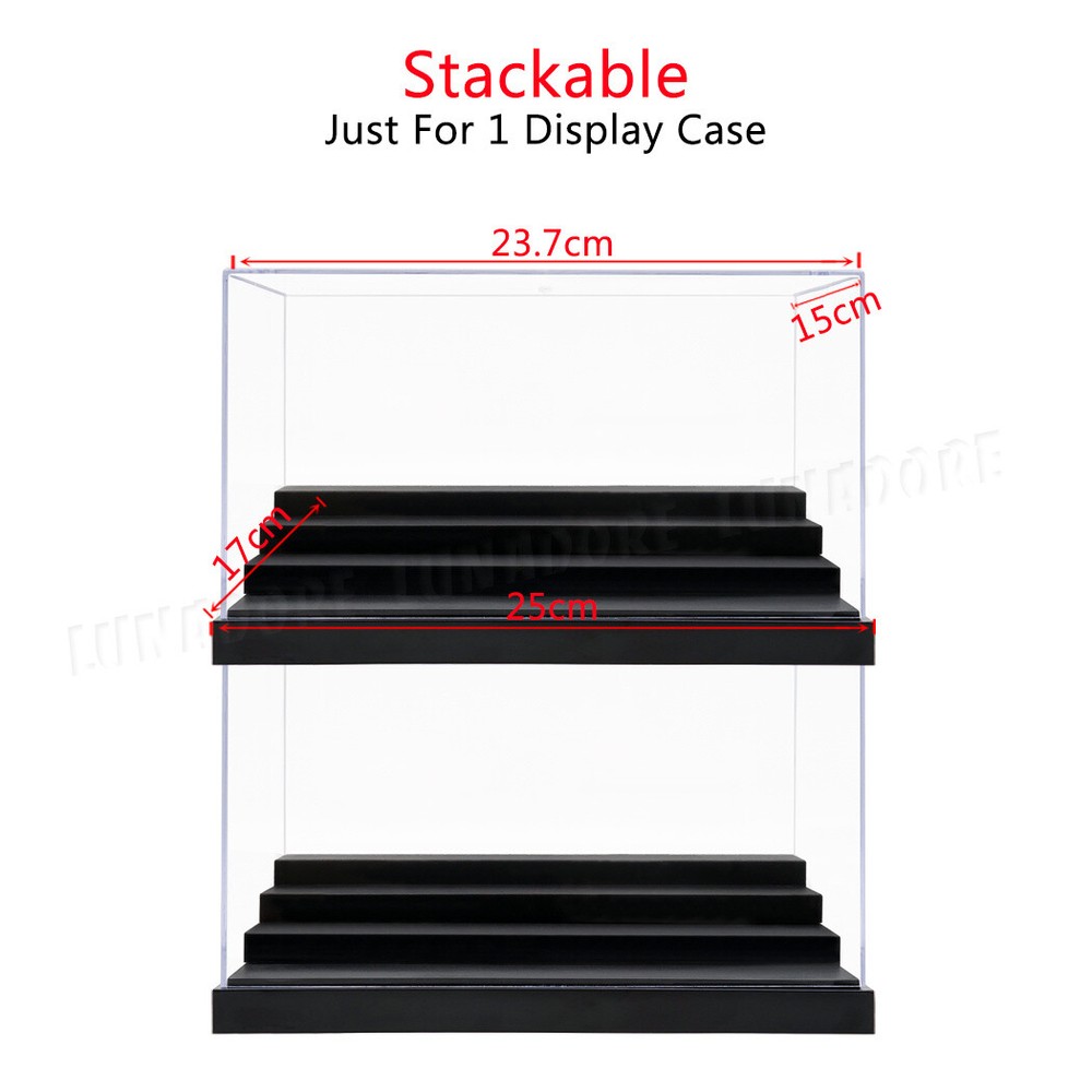 Acrylic Display Case Step Blind Box Mini Pop Figures Storage Toy Model Protector