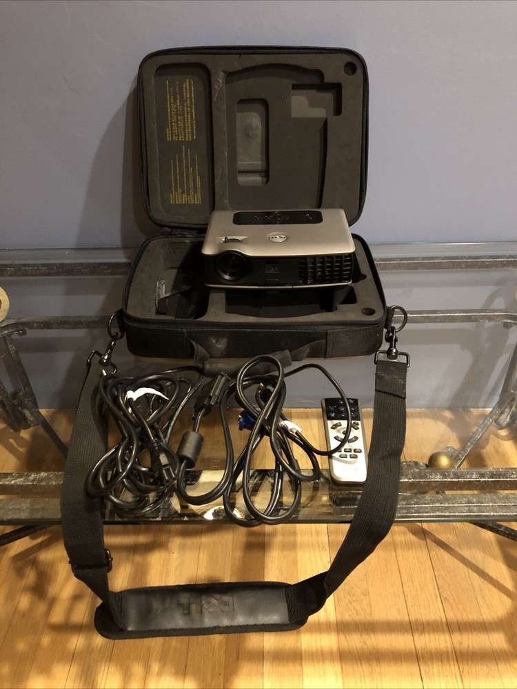 Dell 3400MP DLP Projector With Case & Remote- Tested