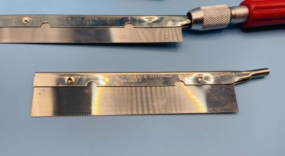 2x Modelling Xacto Precision Razor Saws & Spare Blade, Good Condition
