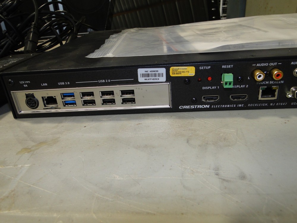 Crestron HD Collaboration System Lot of parts codec touchscreen controller