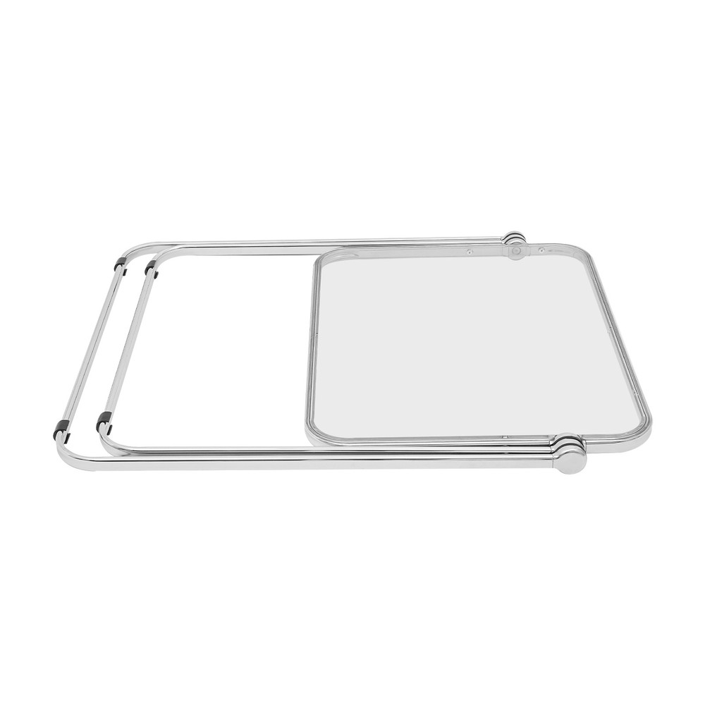 Clear Foldable Side Table Tiny Desk For Home Office Small Indoor Computer Desk