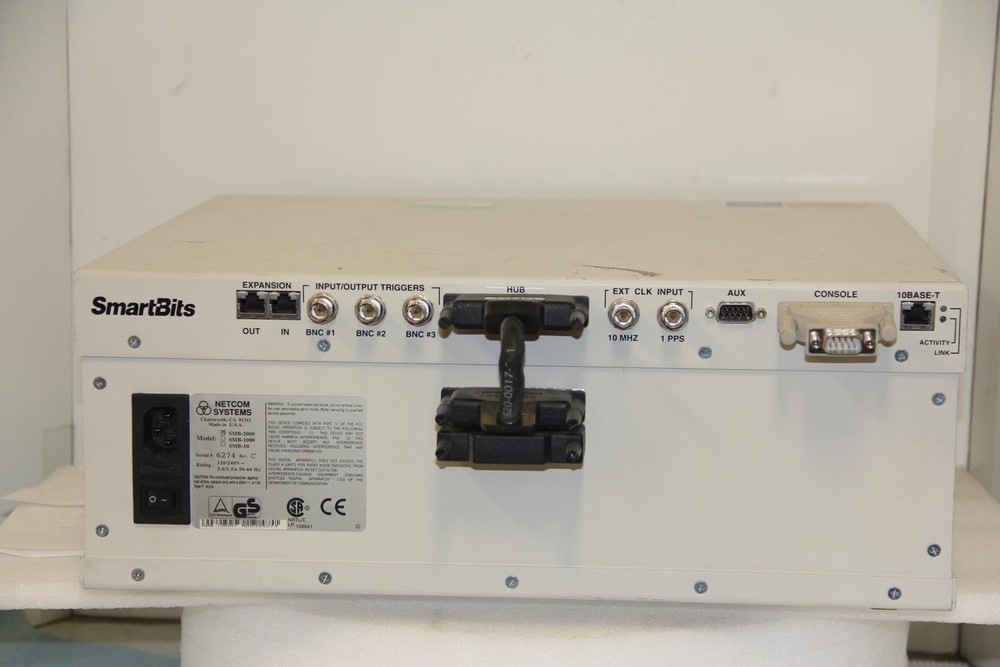 SMARTBITS SMB-2000 Performance Analysis Main Frame with SX-7210 (2) SX-7410B