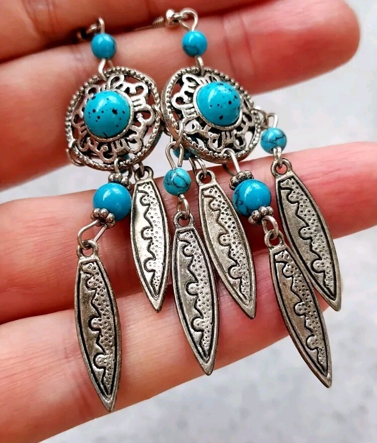 Vintage oriental earrings