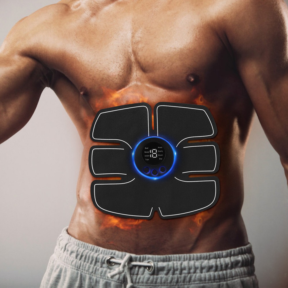 Abdominal Exercise Electric Muscle Stimulator Belt ABS Trainer Training 8 Modes