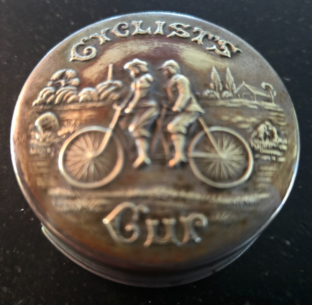 Antique Collapsible Metal Cyclist's Cup