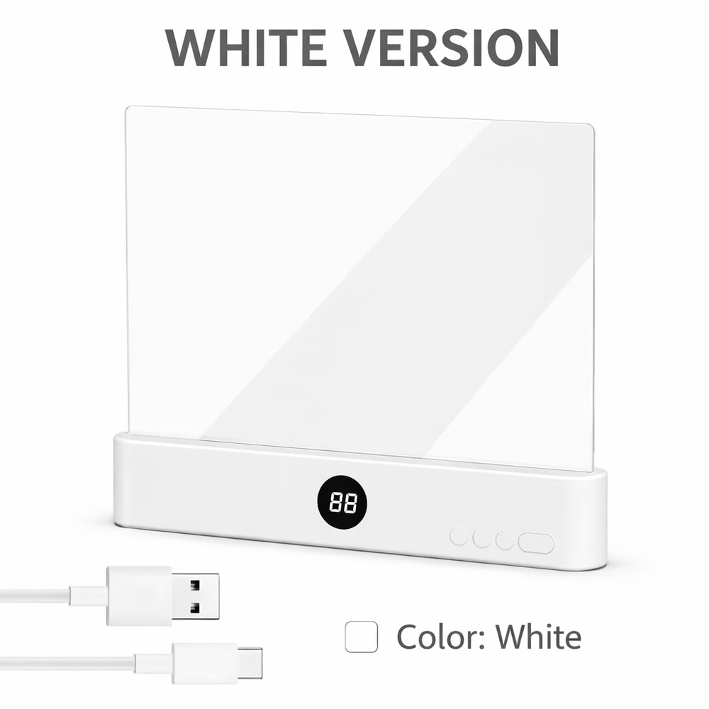 Book Light LED/ USB Rechargeable Dimming 3 Color Reading Light / Night Light