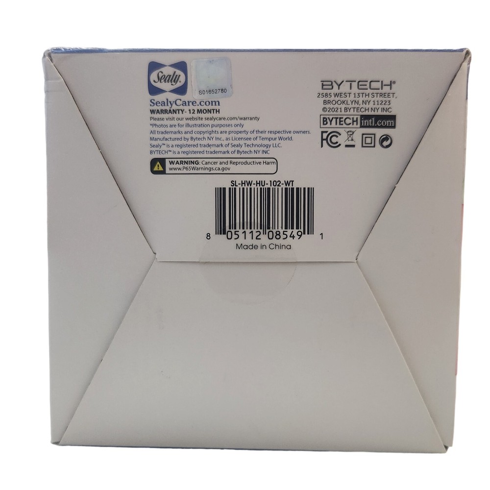 Sealy Light-Up Humidifier Multicolor Aroma Diffuser 2 Mist Modes Quiet Operation