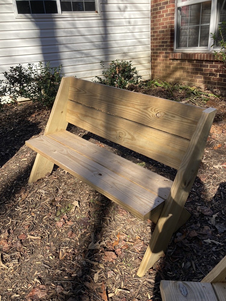 Handmade Wood Bench