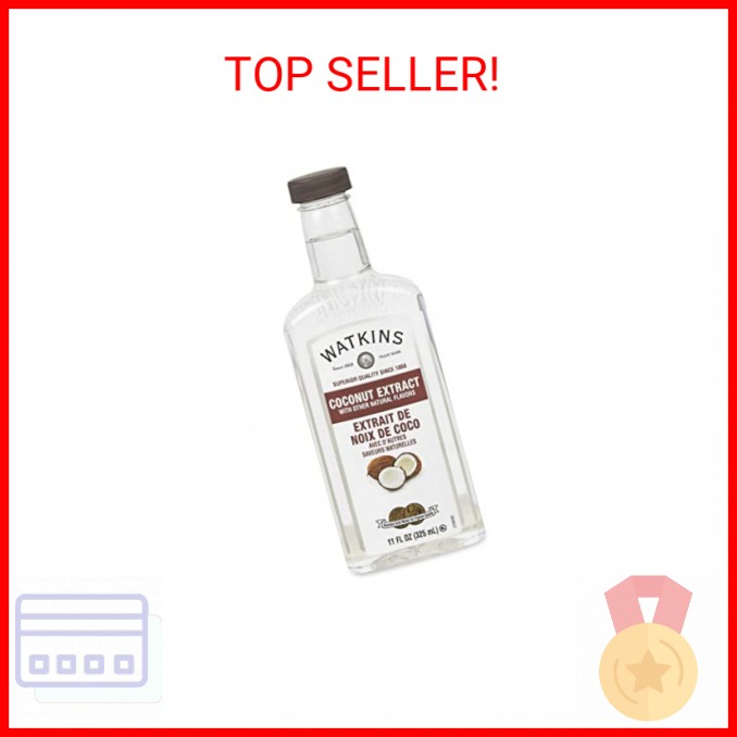 Watkins Coconut Extract, 11 fl. oz. Bottle, 1-Pack