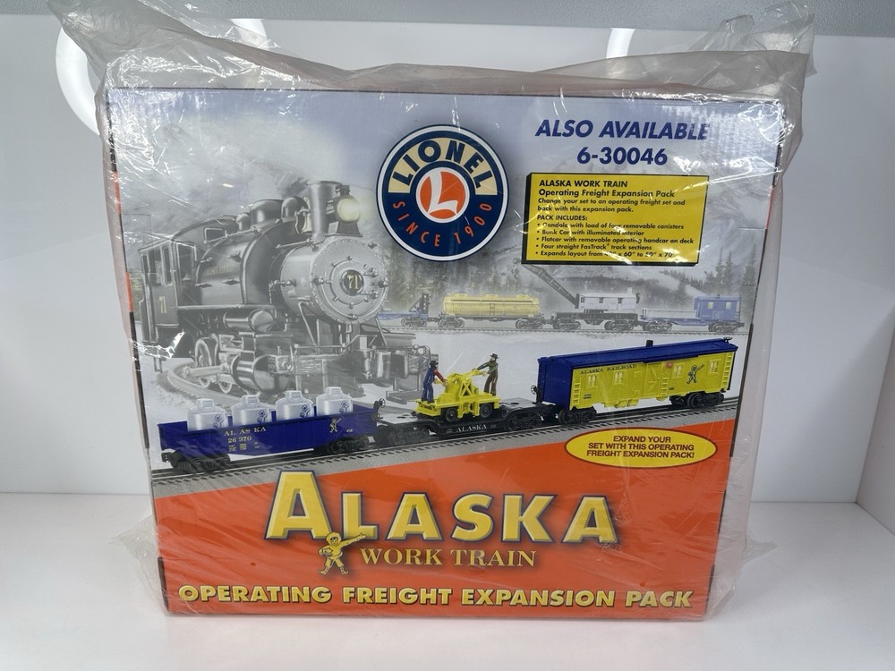 Lionel Trains 6-30045 Alaska Work Train Set HTF