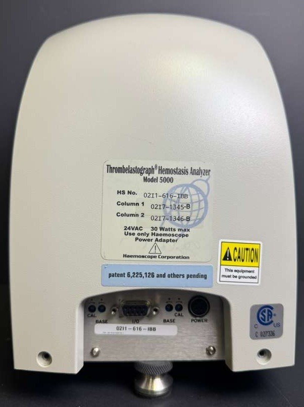 Thrombelastograph Model 5000 Hemostasis Analyzer Lab Equipment Unit
