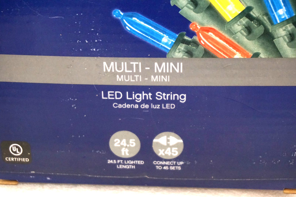 Celebrations LED 100 Multi Mini Lights 24.5 ft