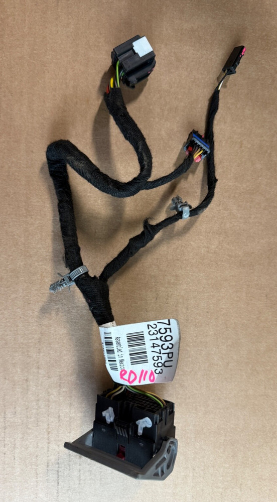 Front Passenger Door Lock Wiring Harness 23147593