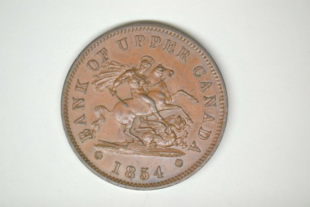 Upper Canada: 1854 Penny- Lovely BU