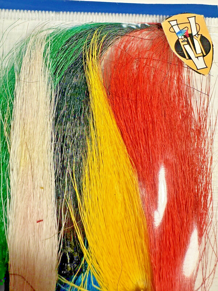 V Fly Select 6 Piece Mutli Colour Bucktail Pack