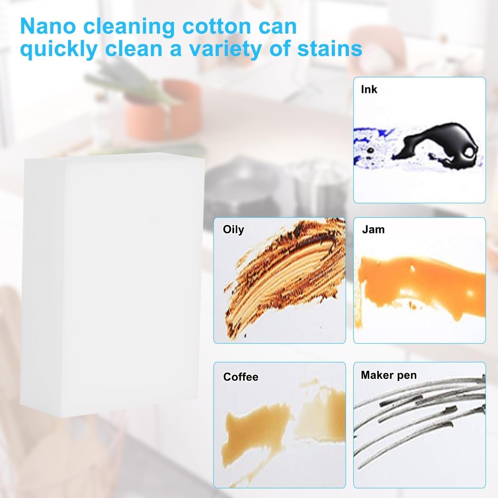 Magic Sponge Eraser,Multi-Functional Household Cleaning Kitchen Dish Sponge f...
