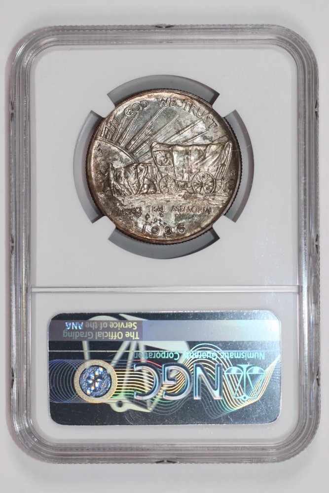 1936 OREGON COMMEMORATIVE HALF DOLLAR NGC MS64